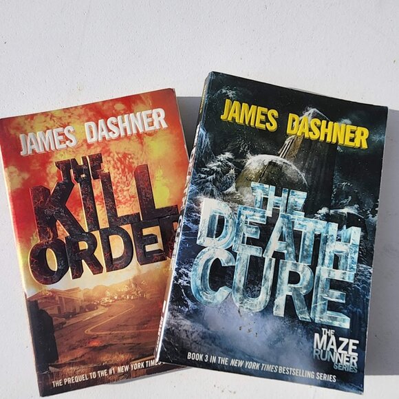 Maze Runner Books Bundle Kill Order Death Cure Paperback Book James Dashner Used - Picture 3 of 15